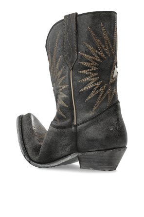 Golden Goose Leder-Cowboystiefel ‚Wish Star‘