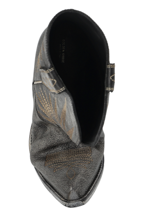 Golden Goose Leder-Cowboystiefel ‚Wish Star‘