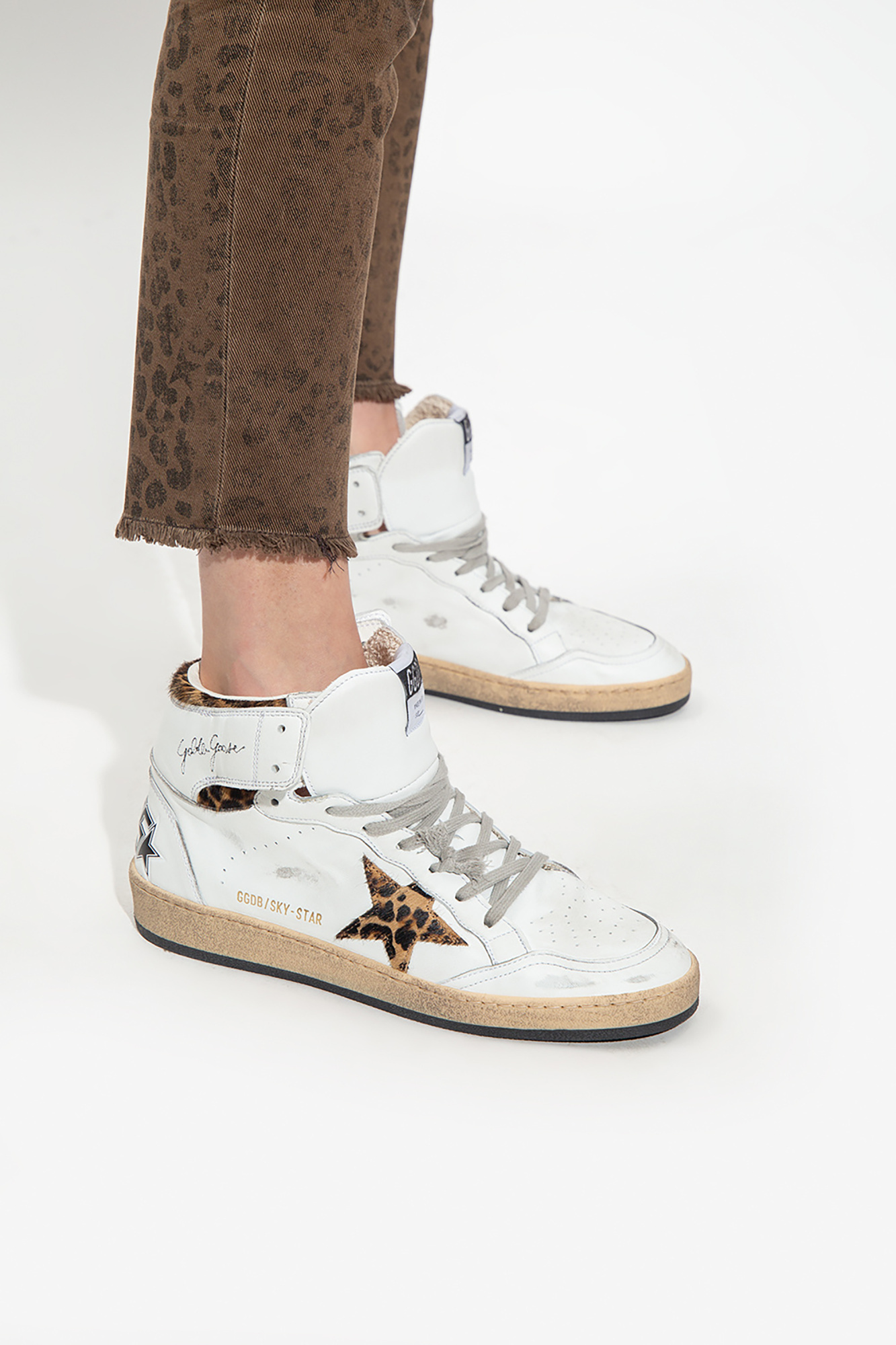 Golden Goose ‘Sky Star’ high-top sneakers