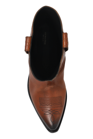 Golden Goose Heeled ankle boots `WISH STAR LOW WITH EMBROIDERIES`