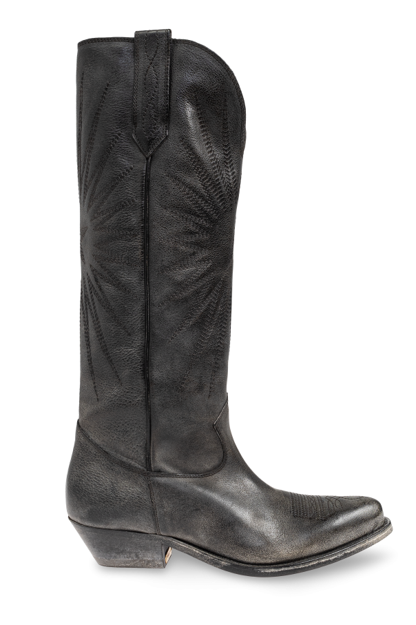 Golden Goose Leather Cowboy Boots