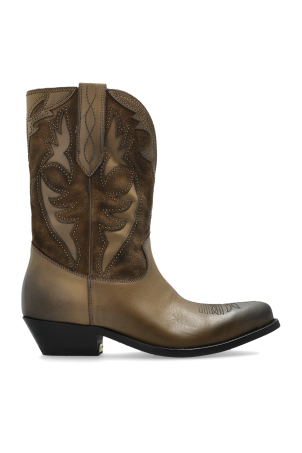 ‘Wish Star’ leather cowboy boots od Golden Goose