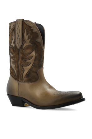 Golden Goose Leder-Cowboystiefel ‘Wish Star’