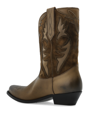 Golden Goose Leder-Cowboystiefel ‘Wish Star’