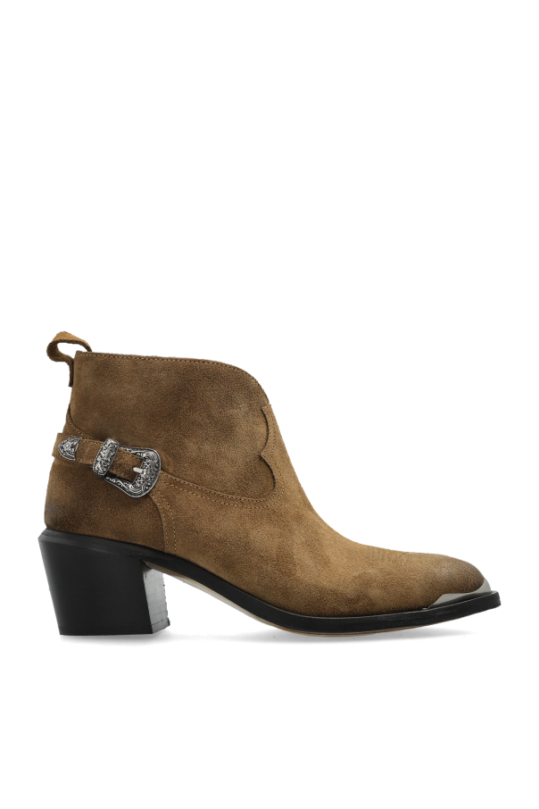 Leather heeled ankle boots 'Patty' od Golden Goose