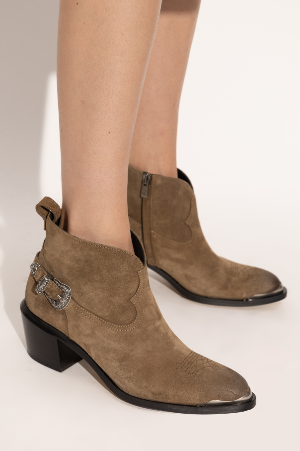 Golden Goose Leather heeled ankle boots 'Patty'