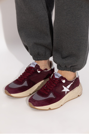 "running sole with printed star" sports shoes od Golden Goose
