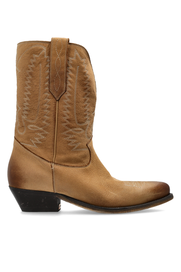 Leather heeled ankle boots ‘Debbie’ od Golden Goose