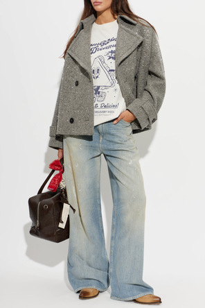 Golden Goose Leather heeled ankle boots ‘Debbie’