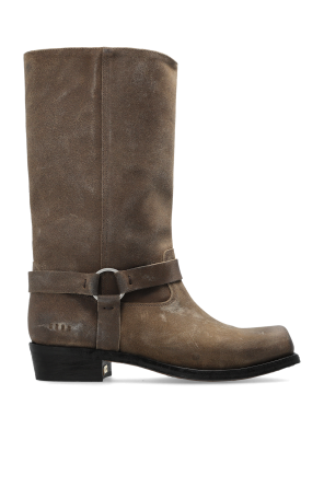 ‘Biker Frye’ ankle boots