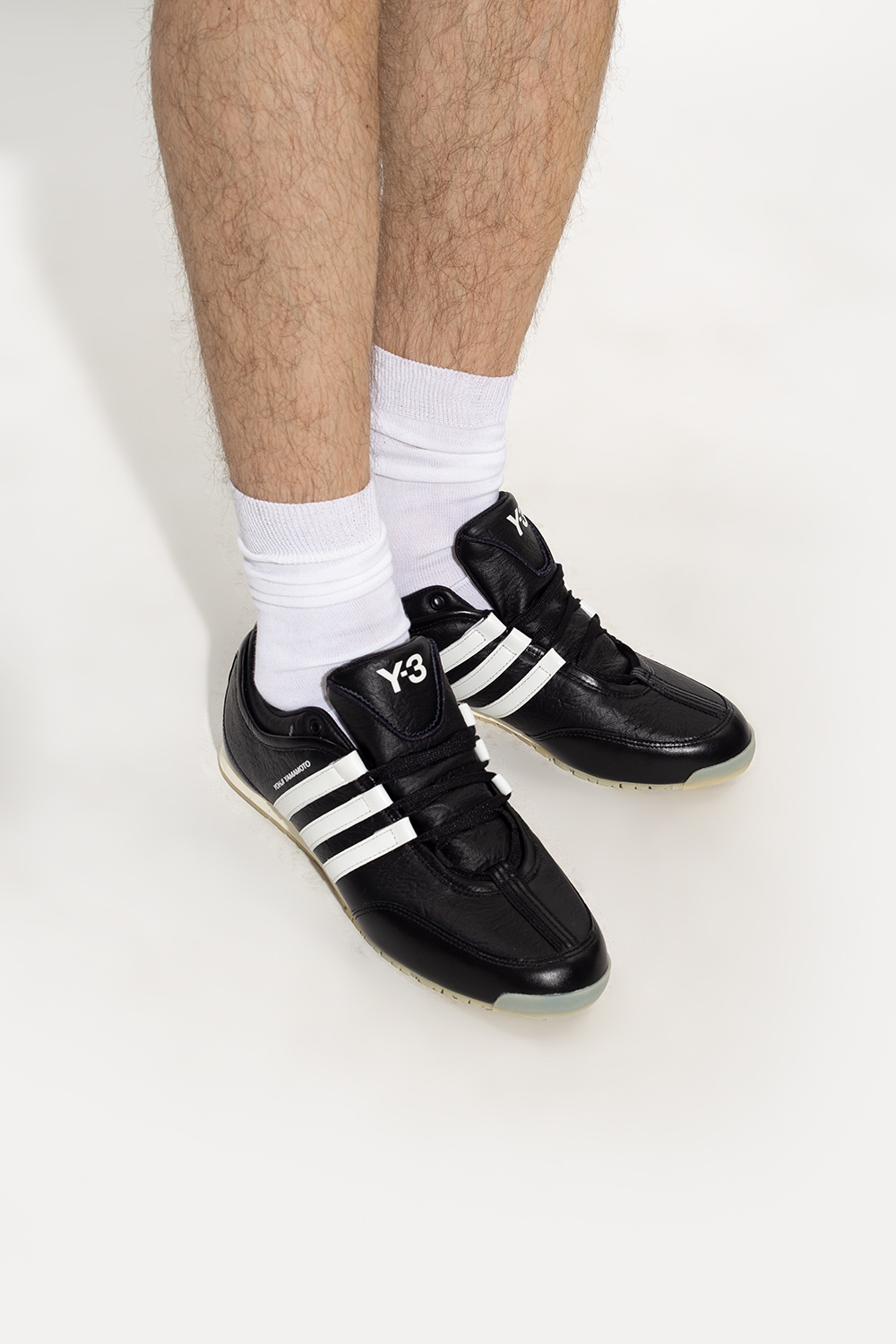 Waarnemen vorst behuizing IetpShops - all black boots | 3 Yohji Yamamoto 'Boxing' sneakers - Men's  Shoes | Y