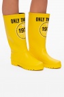 Diesel YELLOW ‘H-Jaarden’ rubber boots with logo