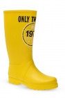 Diesel YELLOW ‘H-Jaarden’ rubber boots with logo