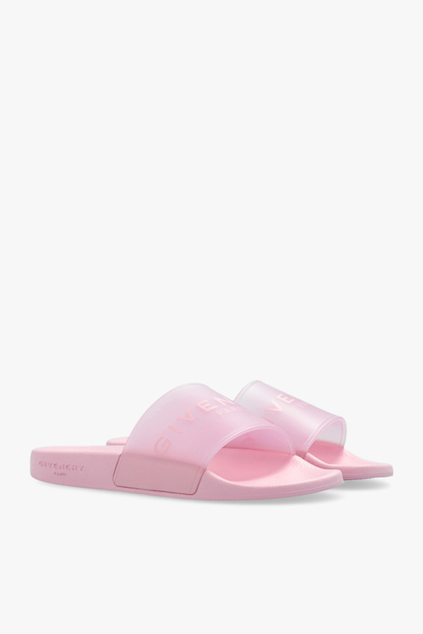 Givenchy Kids Rubber slides with logo