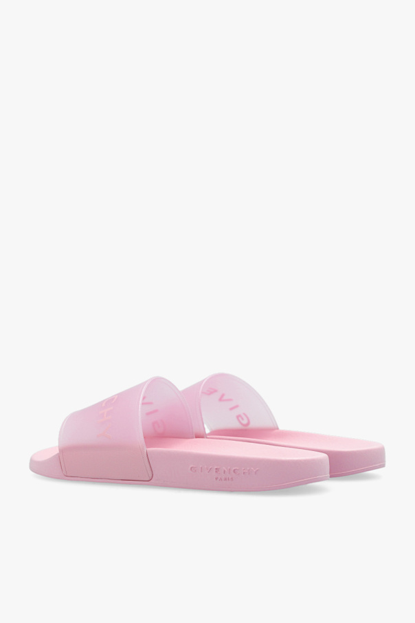 Givenchy Kids Rubber slides with logo