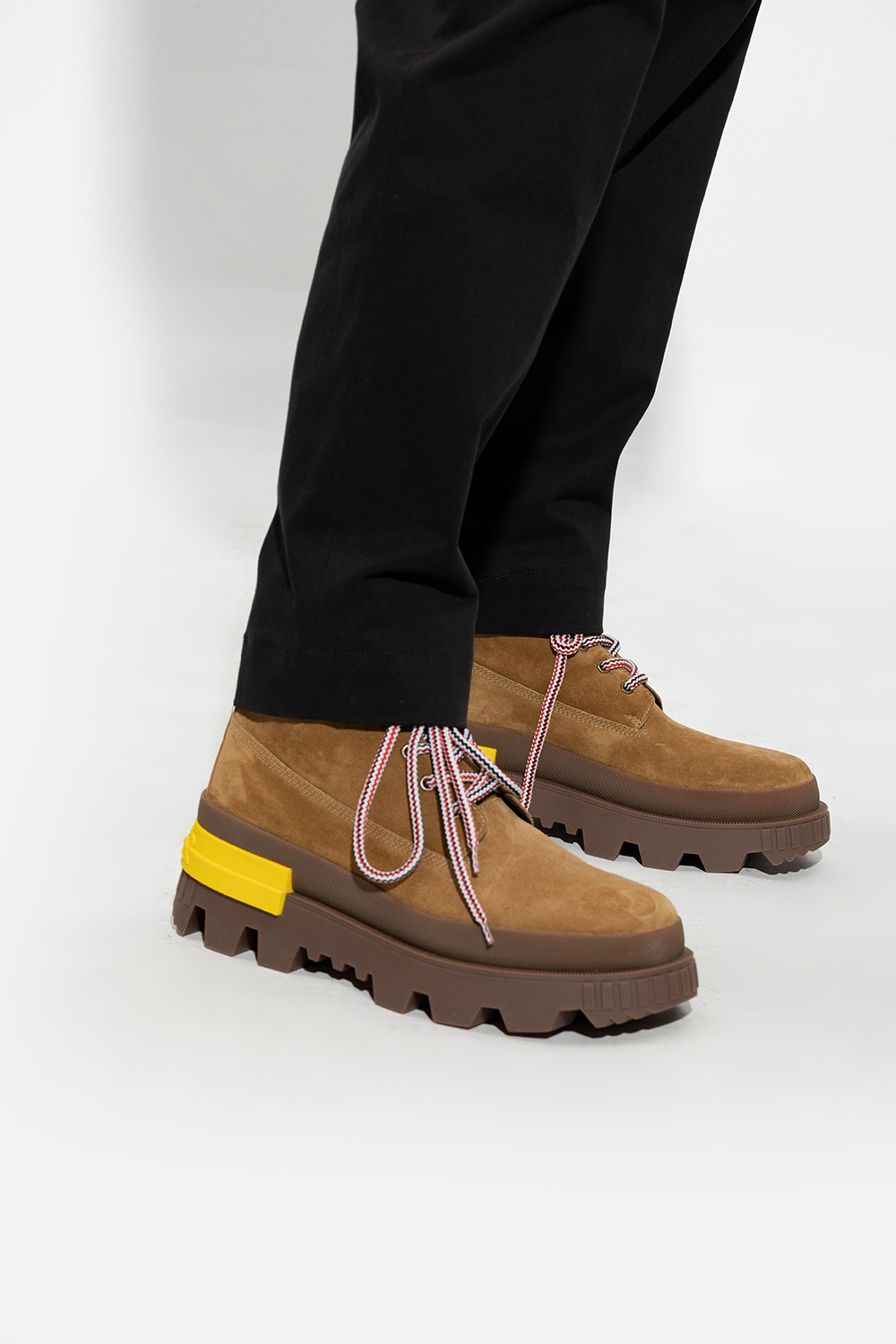 Moncler ‘Mon Corp’ leather boots | Men's Shoes | Vitkac