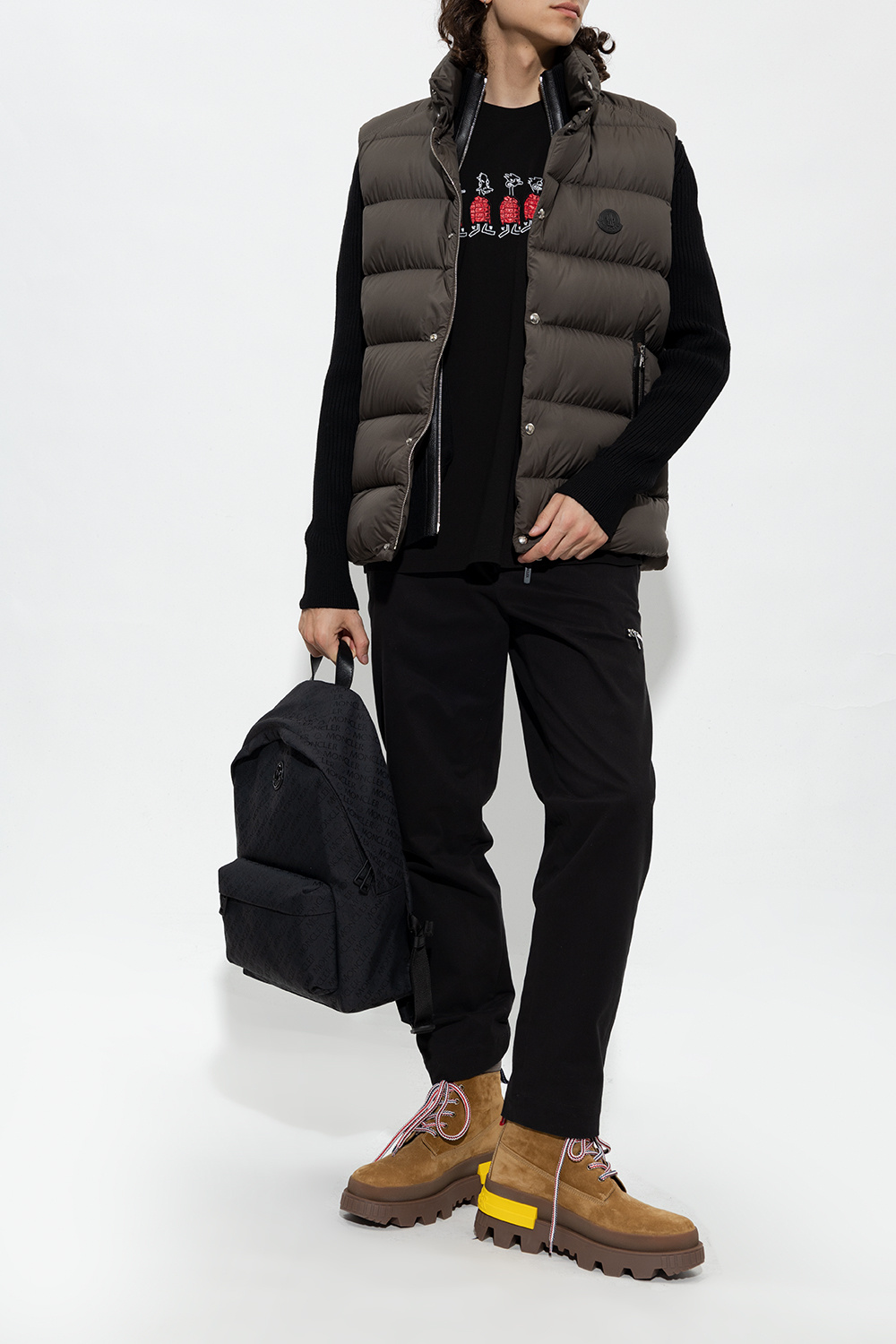 Moncler ‘Mon Corp’ leather pure