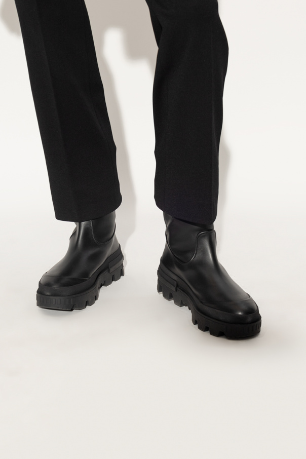 Moncler ‘Moscova’ leather ankle boots