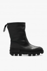 Moncler BLACK ‘Moscova’ leather ankle boots