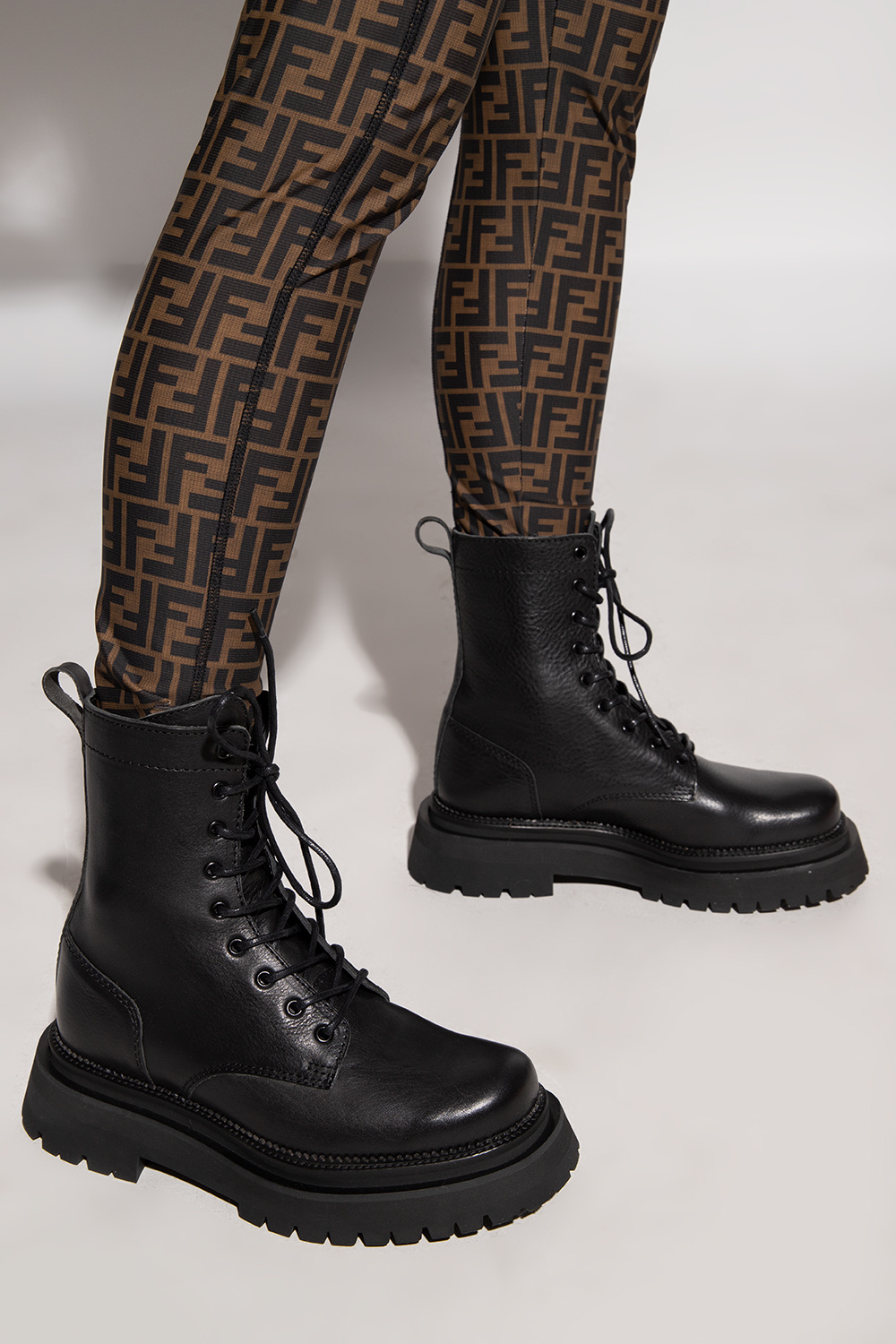 Ami Alexandre Mattiussi Leather ankle boots