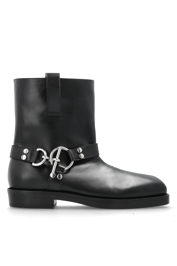 Leather ankle boots od Balmain