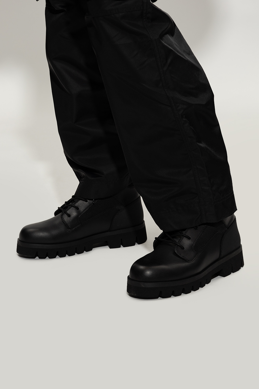 Heron Preston Giuseppe Zanotti colour-block low-top leather sneakers