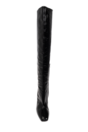Balmain Over-the-knee wedge boots