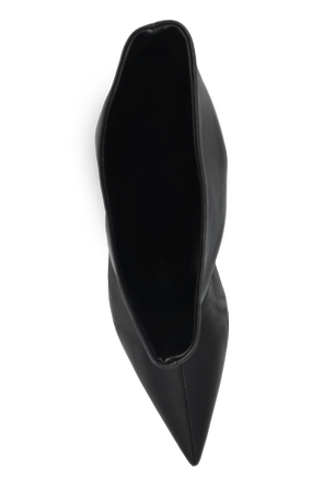 Balmain Botine din piele cu toc
