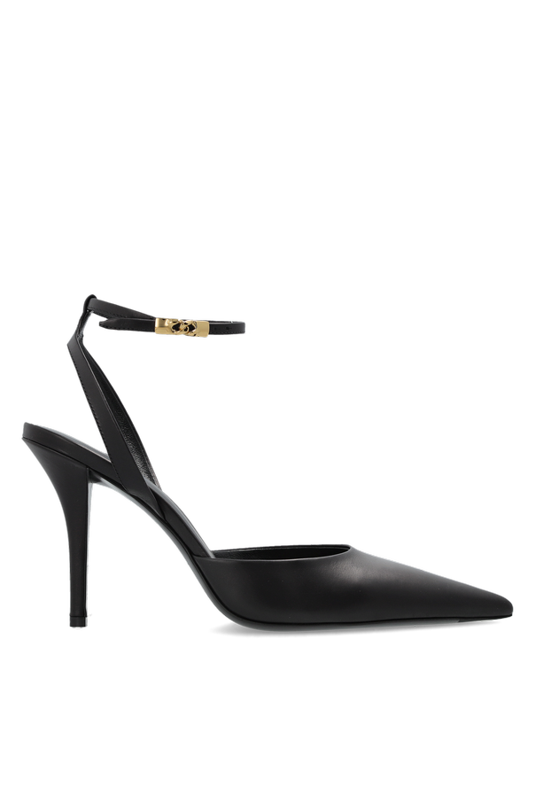 Leather high-heeled shoes od Balmain