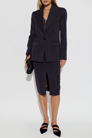 Balmain Leather heeled mules