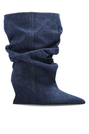 Botines vaqueros de cuña