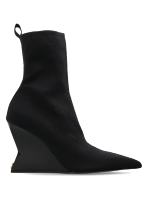 Wedge ankle boots