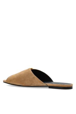 Balmain Suede slides "Anthem"