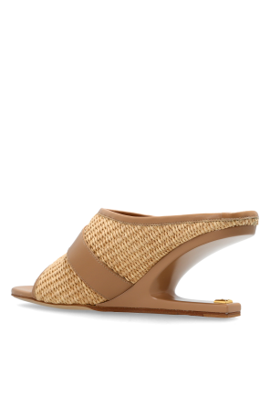 Balmain "Anthem" wedge sandals