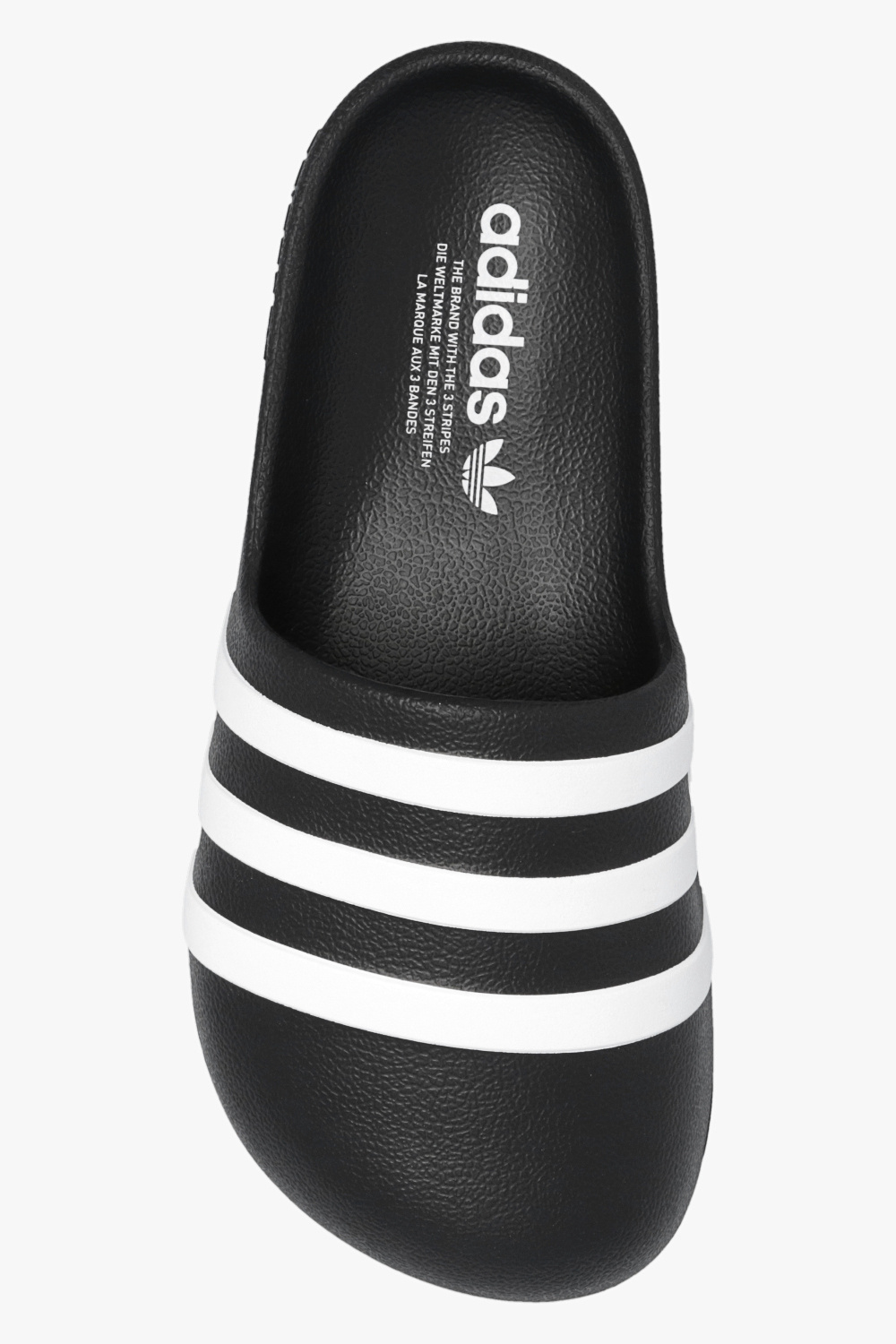 De-iceShops Black Adilette' slides ADIDAS Originals - Adidas zx 700 hd shoes cloud white core black beam orange gv8874