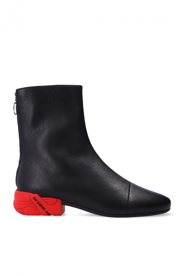 Raf Simons ‘Solaris-High’ leather ankle boots