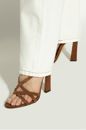 Suede heeled sandals od Dsquared2