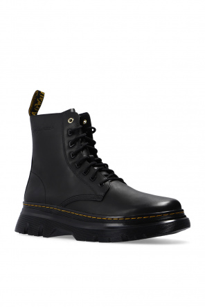 Y-3 Yohji Yamamoto Dr Martens 2976 Svarta chelseaboots i flatform-modell