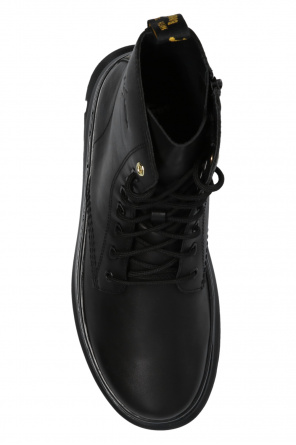 Y-3 Yohji Yamamoto Dr Martens 2976 Svarta chelseaboots i flatform-modell