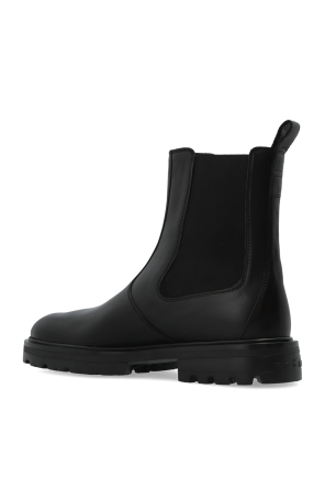 Hogan Leather ankle boots