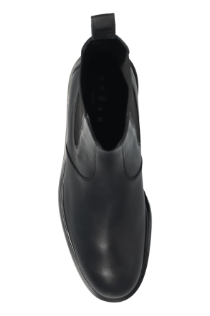 Hogan Leather ankle boots