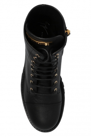 Giuseppe Zanotti Leather combat boots
