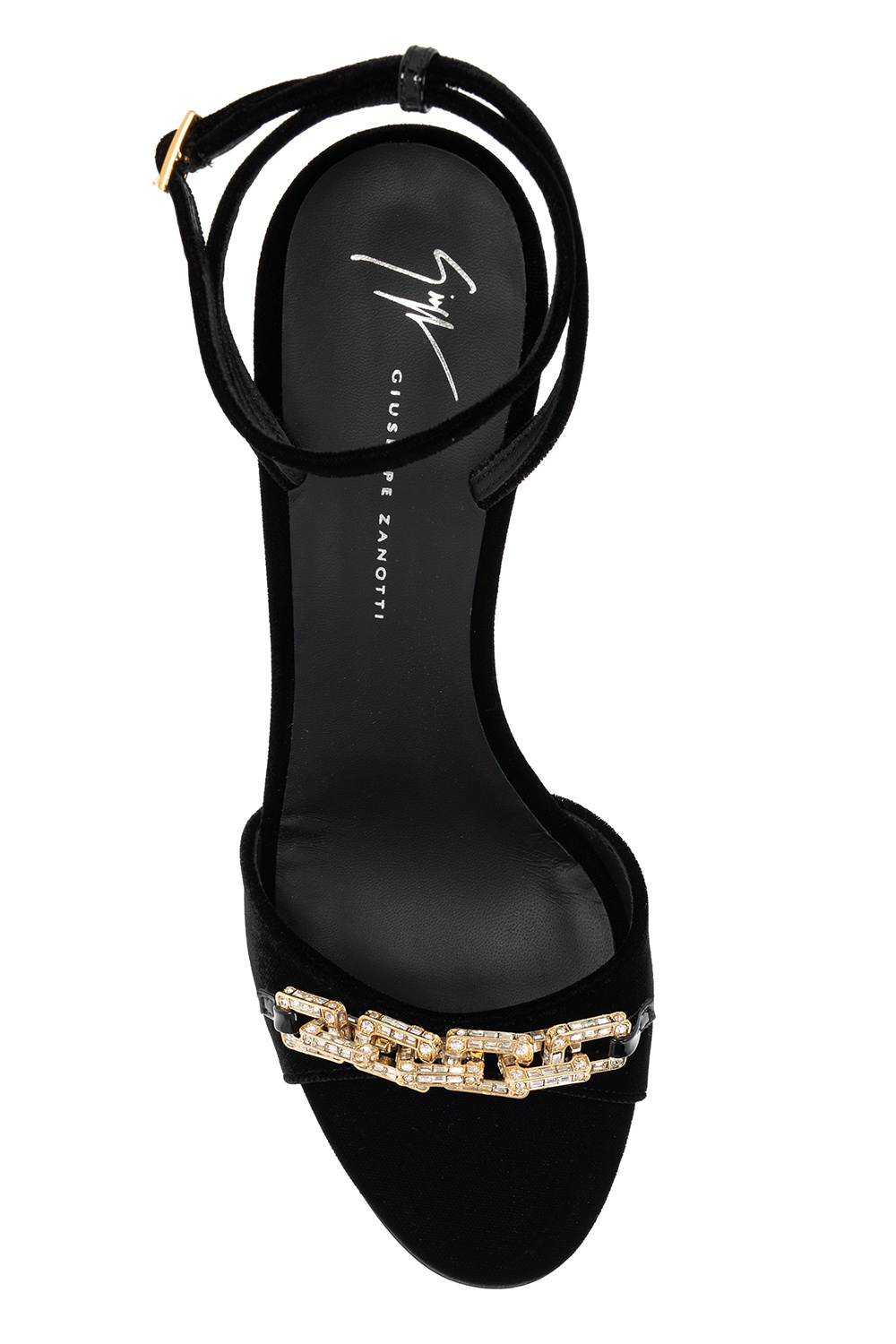 Giuseppe Zanotti Velvet heeled sandals