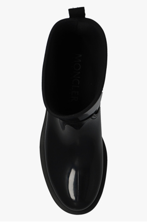Moncler 'Puma ferrari roma via perf 30703201 mens black synthetic motorsport sneakers