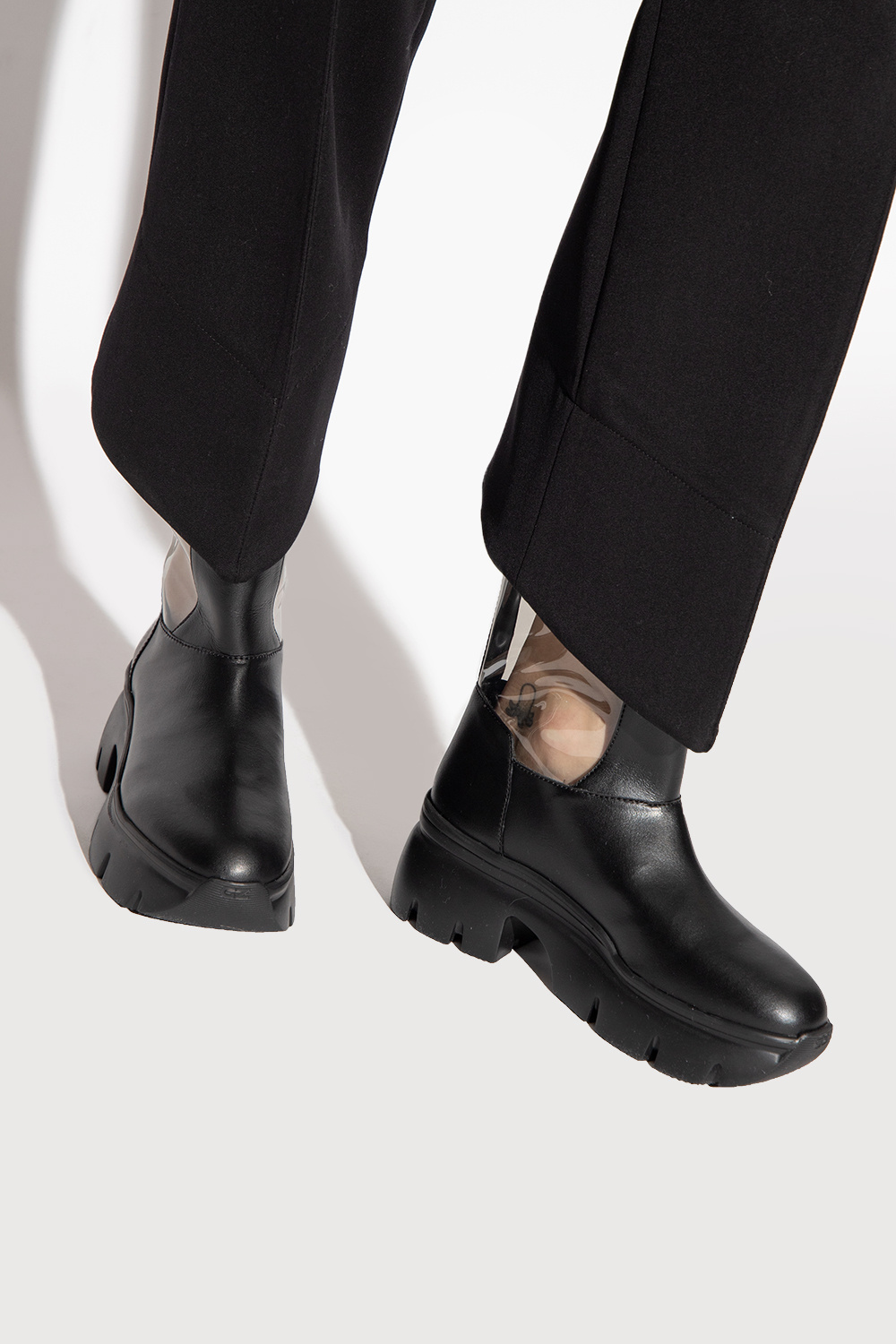 | zapatillas de running amortiguación media talla 39 amarillas baratas menos de 60 Women's Shoes | Giuseppe Zanotti 'Apocalypse Riot' transparent boots