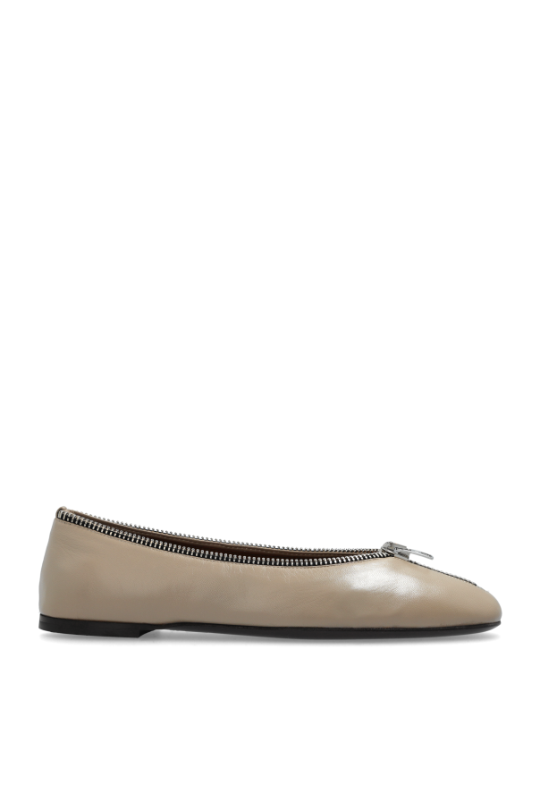 Giuseppe Zanotti Leather ballet flats