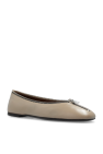 Giuseppe Zanotti beige Leather ballet flats