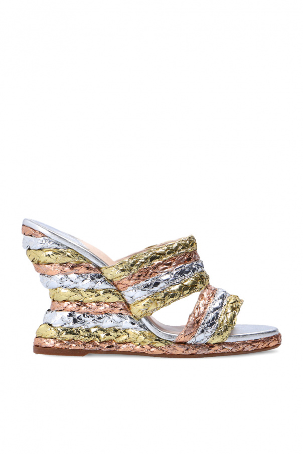 Sophia Webster 'Ines' wedge mules