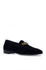 Giuseppe Zanotti NAVY BLUE Embellished moccasins