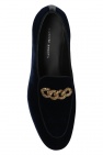 Giuseppe Zanotti NAVY BLUE Embellished moccasins